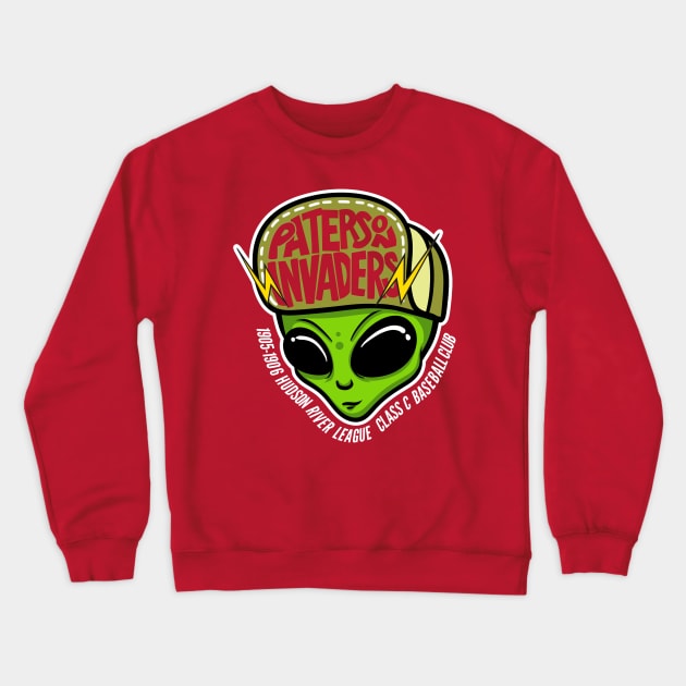 Paterson Invaders Crewneck Sweatshirt by MindsparkCreative